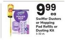 Swiffer Dusters or Mopping Pad Refills or Dusting Kit