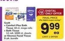 Scott Comfort Plus Bath Tissue