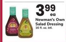 Newman's Own Salad Dressing