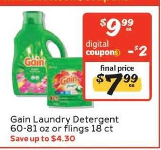 Gain Laundry Detergent