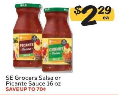 SE Grocers Salsa or Picante Sauce