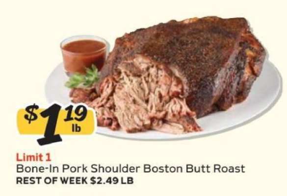 Bone-In Pork Shoulder Boston Butt Roast