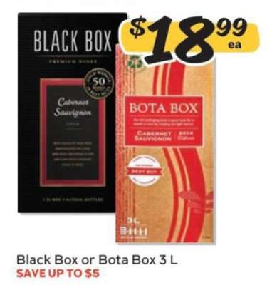 Black Box or Bota Box 3 L