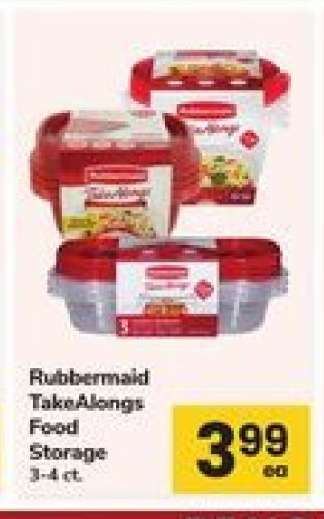 Rubbermaid TakeAlongs Food Storage