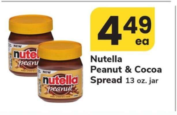 Nutella Peanut & Cocoa Spread