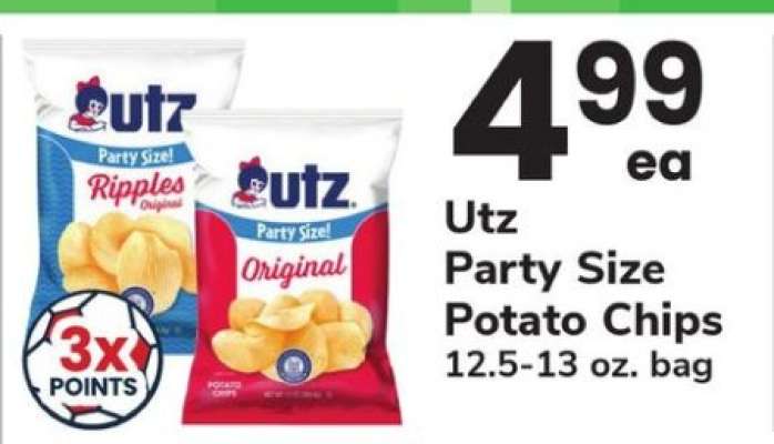 Utz Party Size Potato Chips