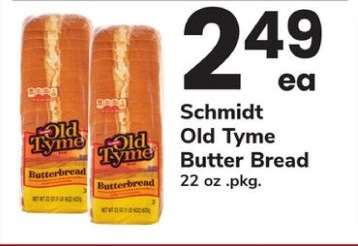 Schmidt Old Tyme Butter Bread