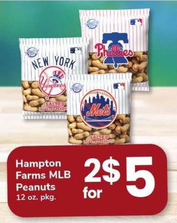 Hampton Farms MLB Peanuts