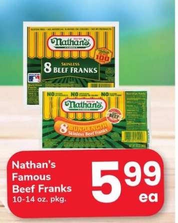Nathan's Famous Beef Franks