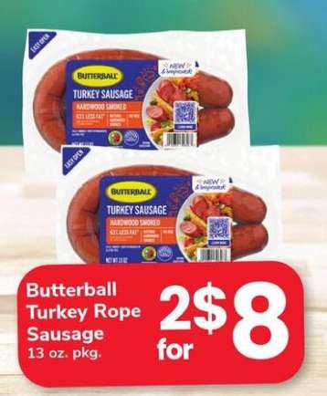 Butterball Turkey Rope Sausage