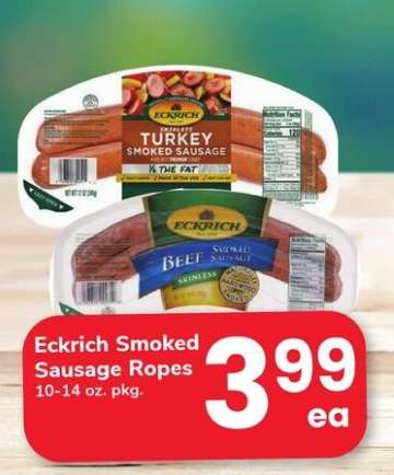 Eckrich Smoked Sausage Ropes
