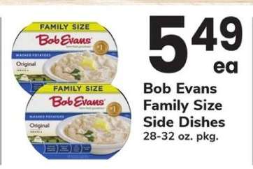 Bob Evans Family Size Side Dishes