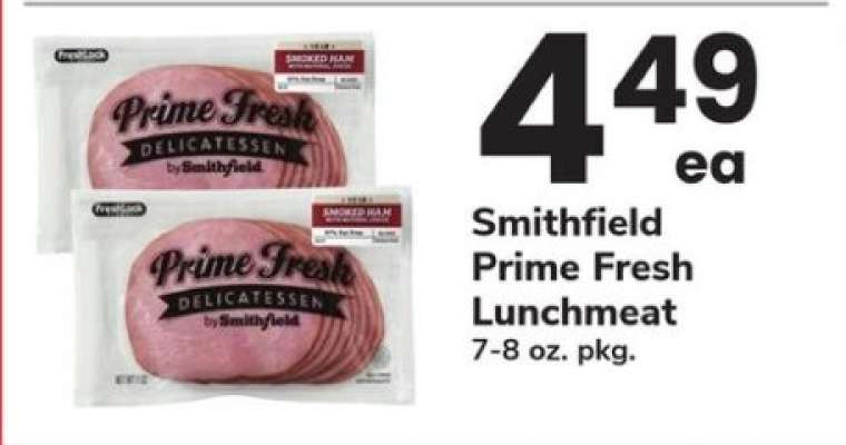 Smithfield Prime Fresh Lunchmeat