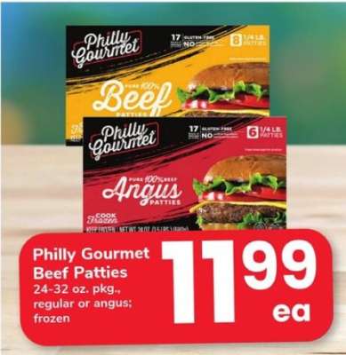 Philly Gourmet Beef Patties
