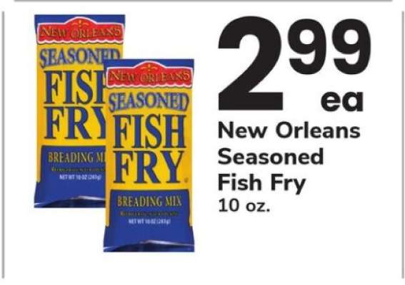 New Orleans Seasoned Fish Fry