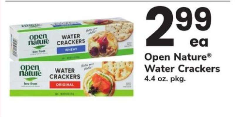Open Nature Water Crackers
