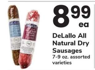DeLallo All Natural Dry Sausages