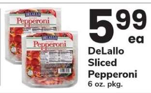 DeLallo Sliced Pepperoni