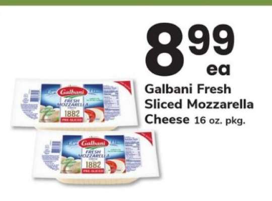 Galbani Fresh Sliced Mozzarella Cheese