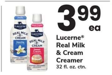 Lucerne Real Milk & Cream Creamer