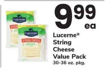Lucerne String Cheese Value Pack