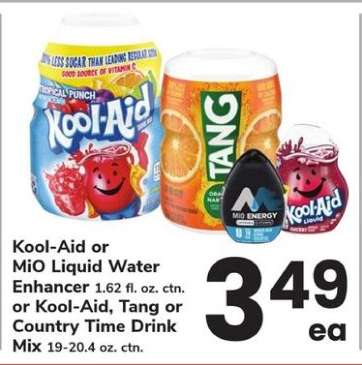 Kool-Aid or MiO Liquid Water Enhancer