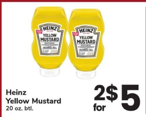 Heinz Yellow Mustard