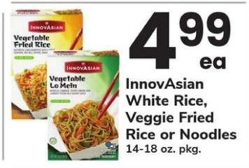 InnovAsian White Rice, Veggie Fried Rice or Noodles