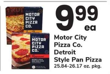 Motor City Pizza Co. Detroit Style Pan Pizza