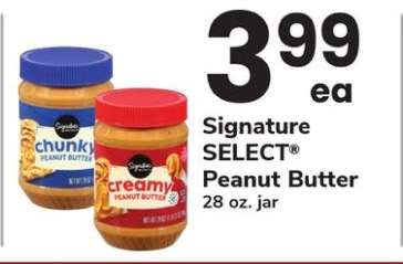 Signature Select Peanut Butter