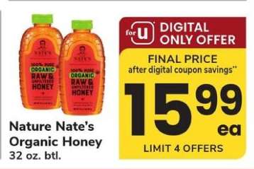 Nature Nate's Organic Honey