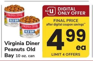 Virginia Diner Peanuts Old Bay