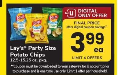 Lay's Party Size Potato Chips