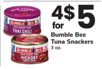 Bumble Bee Tuna Snackers