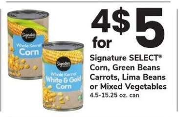 Signature SELECT Canned Vegetables