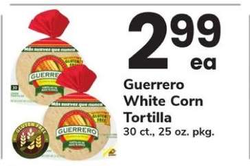 Guerrero White Corn Tortilla