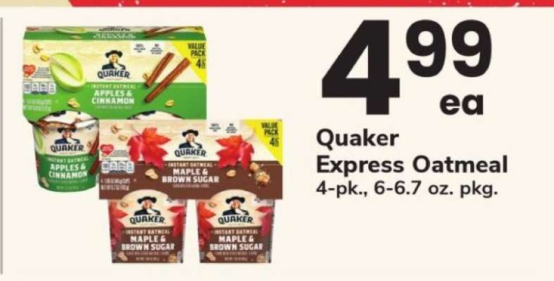 Quaker Express Oatmeal