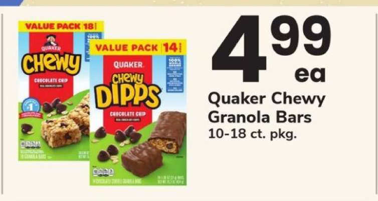 Quaker Chewy Granola Bars