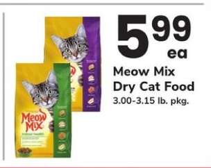 Meow Mix Dry Cat Food*