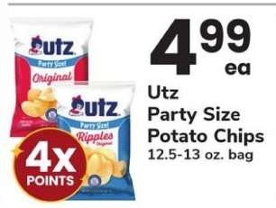 Utz Party Size Potato Chips
