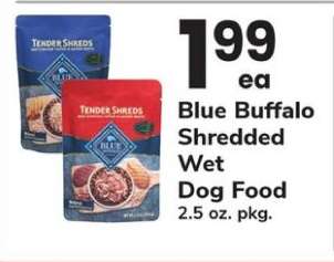 Blue Buffalo Shredded Wet Dog Food