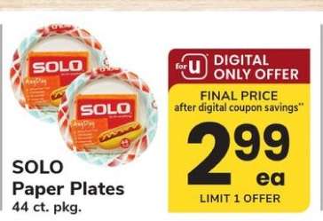 SOLO Paper Plates