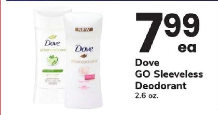 Dove GO Sleeveless Deodorant