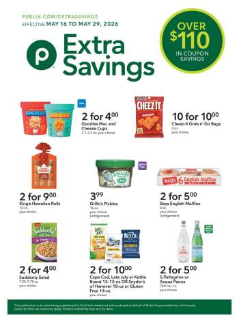 Publix Flyer - 05/16/2026 - 05/29/2026.