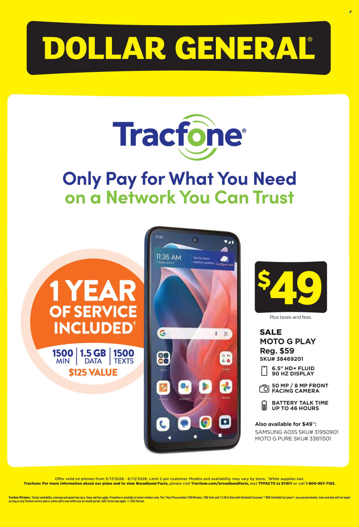 Dollar General ad - 05/17/2026 - 06/13/2026. Page 1