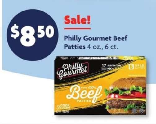 Philly Gourmet Beef Patties