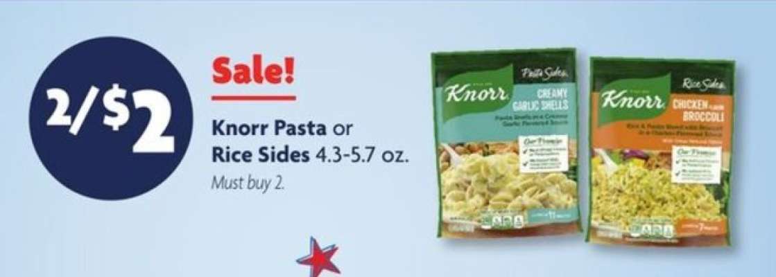 Knorr Pasta or Rice Sides