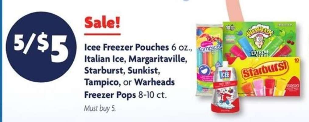 Icee Freezer Pouches