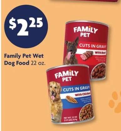 Family Pet Wet Dog Food