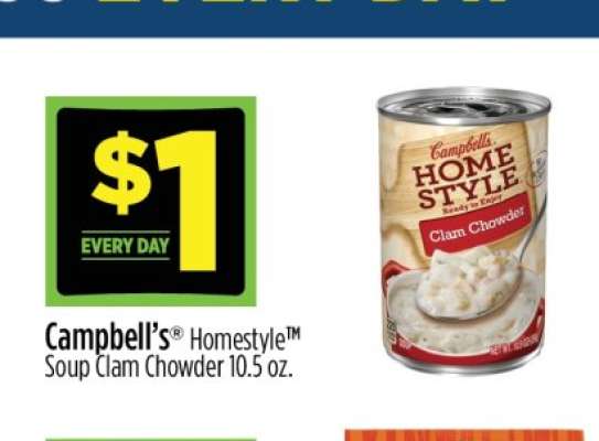 Campbell's® Homestyle™ Soup Clam Chowder